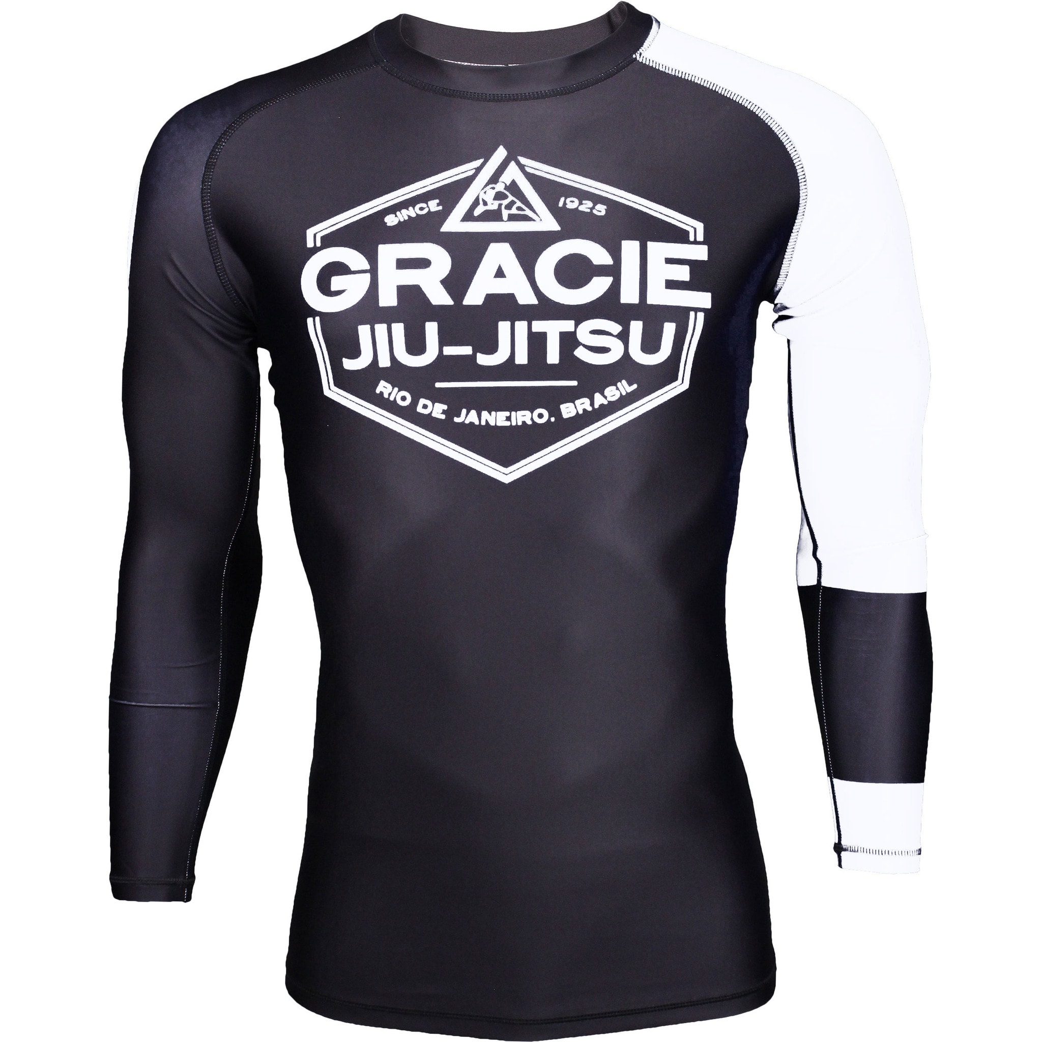 Gracie Jiu-Jitsu Long Sleeve Ranked Rashguard – BJJ Buzz